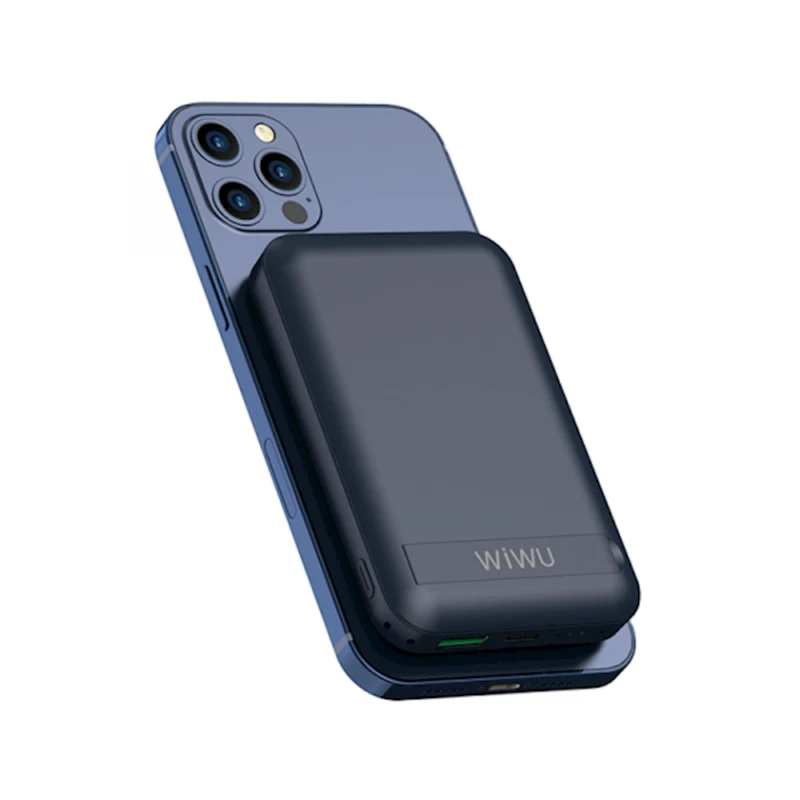 Внешний аккумулятор Wiwu Snap cube magnetic SC10000 10000 mAh Blue