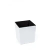 Горшок Lamela Juka ME-554, 40x40x41.5 см, пластик, белый