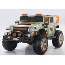 Uşaq elektrik avtomobili, yaşıl, 4 motor - Family Shop_Электромобиль 11