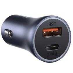Зарядное устройство автомобильное Baseus U-C40W, Gray Зарядное устройство автомобильное Baseus U-C40W, Gray
