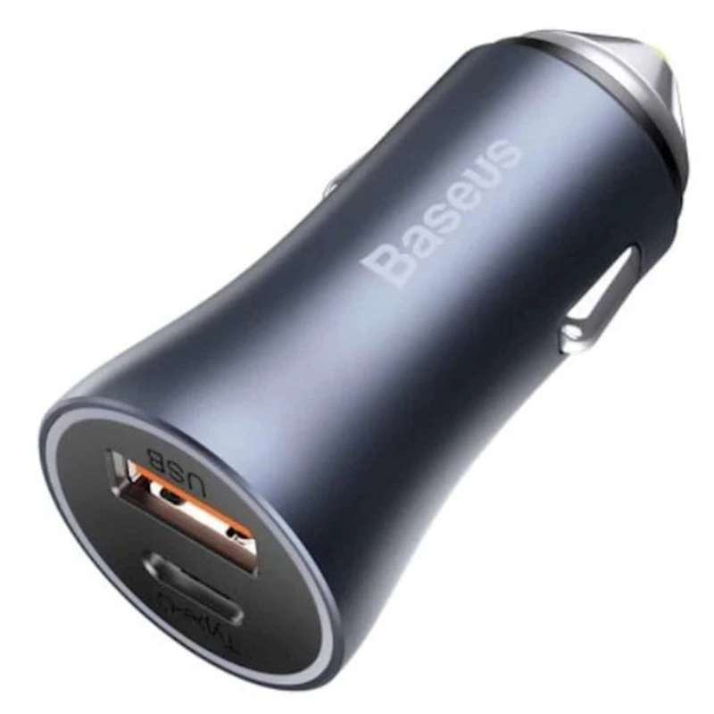 Зарядное устройство автомобильное Baseus U-C40W, Gray Зарядное устройство автомобильное Baseus U-C40W, Gray
