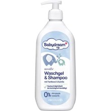 Çimizdirmək üçün gel və şampun Babydream Sensitive Çobanyastığı və pantenol ilə 500 ml