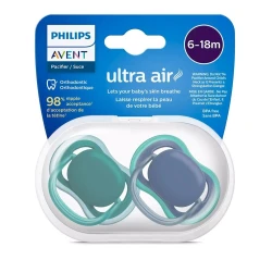 Набор пустышек Philips AVENT Ultra air SCF085/31, 6+ мес