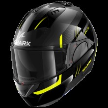 Motosikl dəbilqəsi Shark Evo ES KRYD, ölçü M, qara/sarı