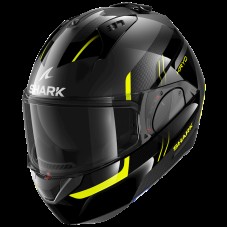 Motosikl dəbilqəsi Shark Evo ES KRYD, ölçü M, qara/sarı