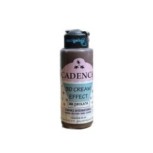 Akril boya Cadence 3D Cream Effect Paint 355, krem effekti ilə, Şokolad rəngi, 120 ml