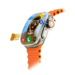 Ağıllı saat Telzeal TC41 AMOLED Silver 49mm