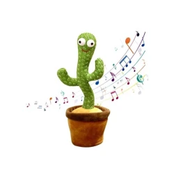 Интерактивная игрушка Кактус, зеленая Интерактивная игрушка Кактус, зеленая