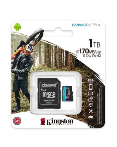 Yaddaş kartı Kingston 1TB micro Canvas Go! Plus SDCG3/1TB