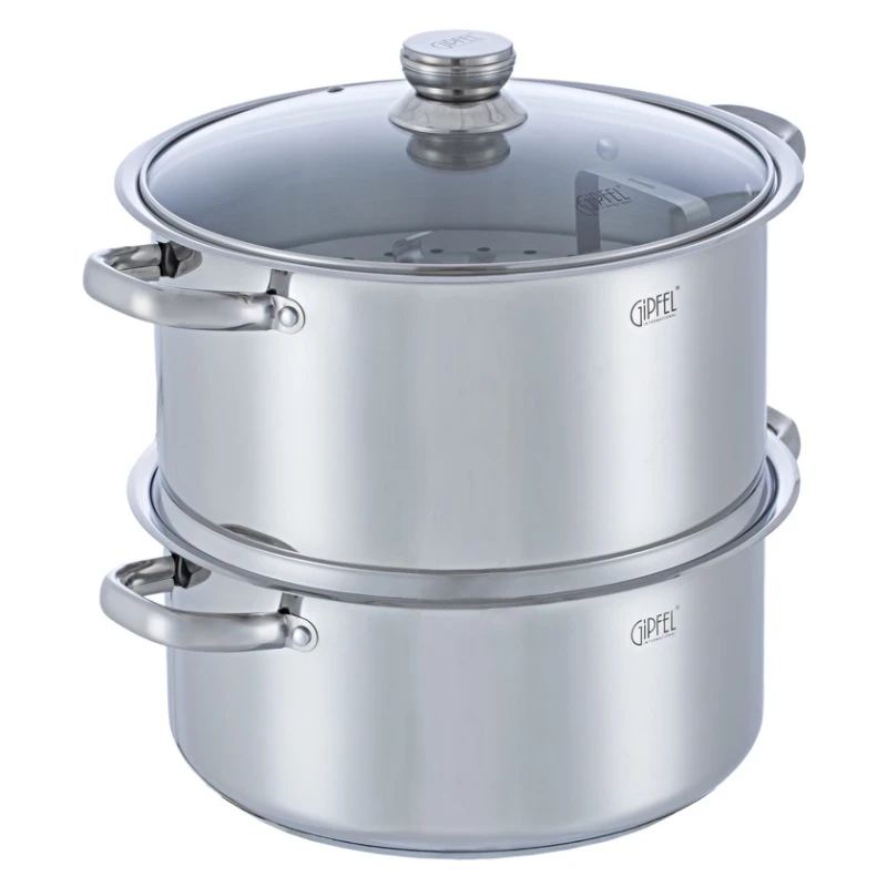 Пароварка Gipfel Messina 1308, 30 см, нержавеющая сталь, 8.7 л Пароварка Gipfel Messina 1308, 30 см, нержавеющая сталь, 8.7 л