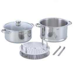 Пароварка Gipfel Messina 1308, 30 см, нержавеющая сталь, 8.7 л Пароварка Gipfel Messina 1308, 30 см, нержавеющая сталь, 8.7 л