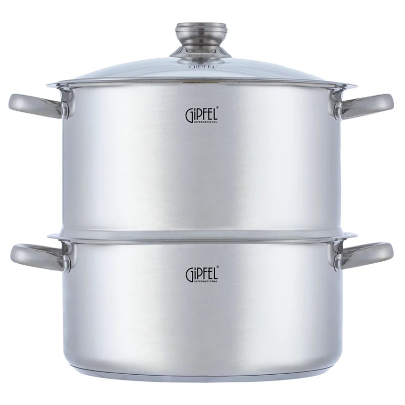 Пароварка Gipfel Messina 1308, 30 см, нержавеющая сталь, 8.7 л Пароварка Gipfel Messina 1308, 30 см, нержавеющая сталь, 8.7 л
