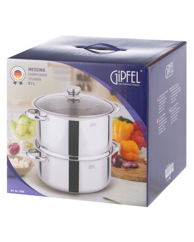 Buxarlı bişirici Gipfel Messina 1308, 30 sm, paslanmayan polad, 8.7 l