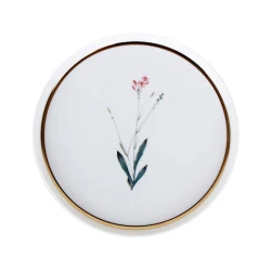 Тарелка Porland Botanical 04ALM005046, 21 см, фарфор, белый