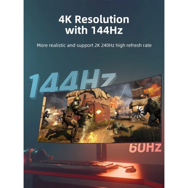 Адаптер Cabeltime 8K60HZ Type-C to HDMI (CT-CMHF8K-ZG) Адаптер Cabeltime 8K60HZ Type-C to HDMI (CT-CMHF8K-ZG)