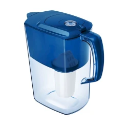 Фильтр-кувшин для очистки воды Akvafor Atlant A5, 4 л, прозрачный/синий, 26.7х15.2х25.8 см