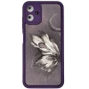 Çexol Samsung Galaxy A06 üçün Flower Purple Çexol Samsung Galaxy A06 üçün Flower Purple