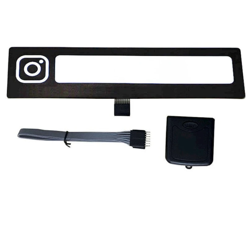 LED stiker Instagram, 30x12 sm