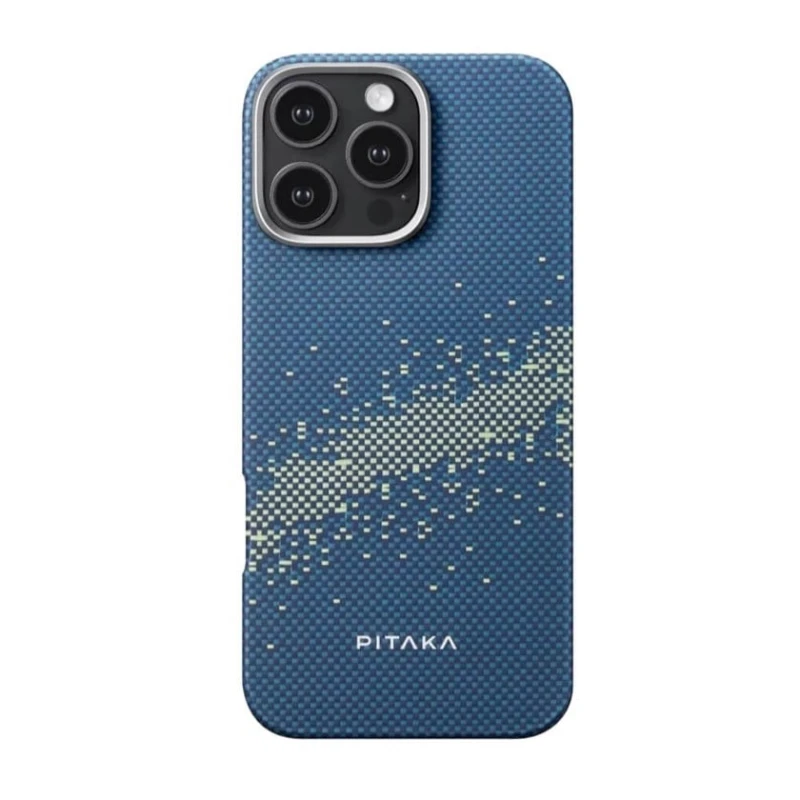 Чехол Pitaka Tactile Woven для Apple iPhone 16 Pro Max, StarPeak Milky