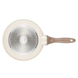 Сковородка Gipfel Stadella Beige 51100, 20 см, алюминий, бежевый