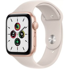 Smart-saat Apple Watch SE GPS 44mm Gold Aluminium Case with Starlight Sport Band (MKQ53RB/A)