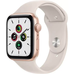 Смарт-часы Apple Watch SE GPS 44mm Gold Aluminium Case with Starlight Sport Band (MKQ53RB/A)