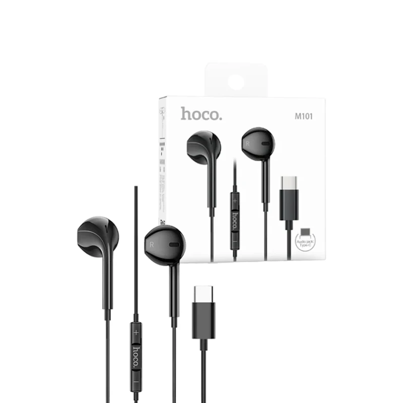 Проводные наушники Hoco M101 Max Black