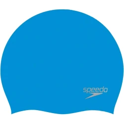 Шапочка для плавания Speedo Plain Moulded Silicone Cap, Light Blue Шапочка для плавания Speedo Plain Moulded Silicone Cap, Light Blue