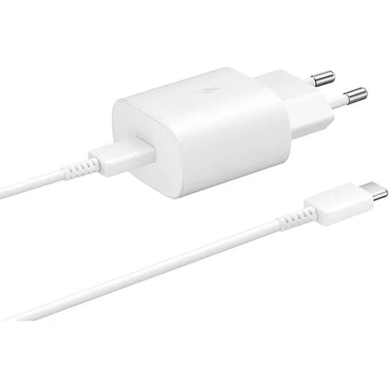 Сетевое зарядное устройство Samsung Type-C 25W White (EP-TA800NWEGRU) Сетевое зарядное устройство Samsung Type-C 25W White (EP-TA800NWEGRU)