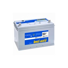 Avtomobil akkumulyatoru İnci Akü (SAE), 90Ah , 750A, 12V, R+