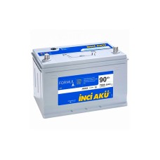 Avtomobil akkumulyatoru İnci Akü (SAE), 90Ah , 750A, 12V, R+