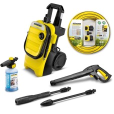 Yüksək təzyiqli yuyucu maşın qoşulma dəsti və başlıq ilə Karcher K 4 Compact + FJ 10 C