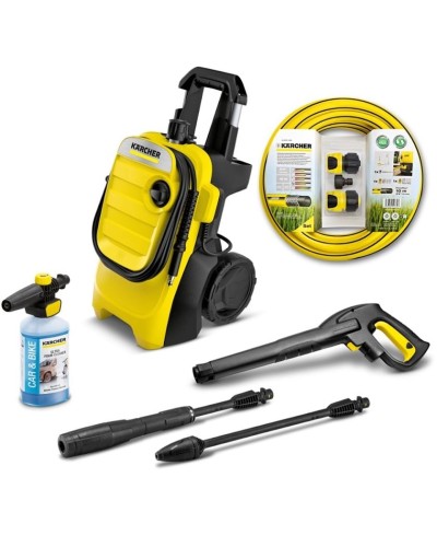 Yüksək təzyiqli yuyucu maşın qoşulma dəsti və başlıq ilə Karcher K 4 Compact + FJ 10 C