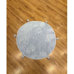 Ковровая дорожка Natural halı nth_BLUE16Q, 120x120 см, хлопок, синий