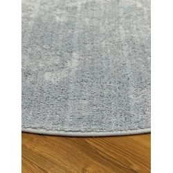 Ковровая дорожка Natural halı nth_BLUE16Q, 120x120 см, хлопок, синий