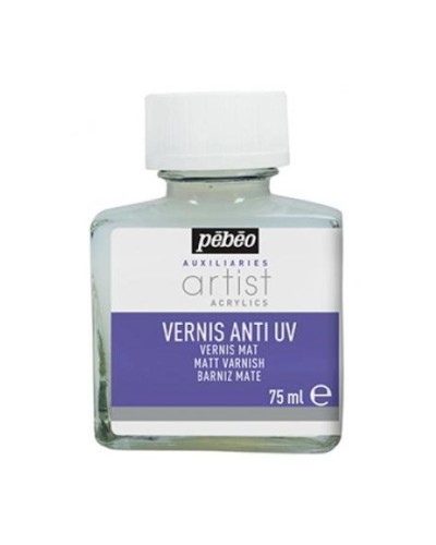 Akril boyalar üçün UV qoruyuculu mat lak Pebeo Varnish Anti UV 75 ml
