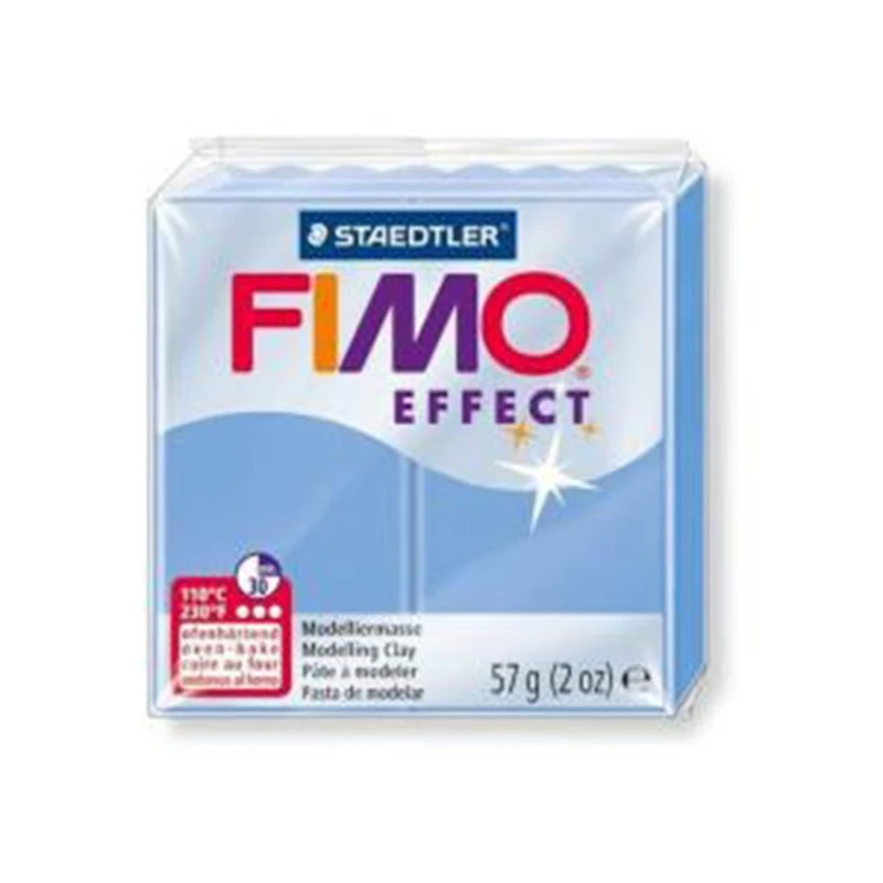 Глина Fimo Effect Edelsteinfarbe полимерная, 57г, голубой агат Глина Fimo Effect Edelsteinfarbe полимерная, 57г, голубой агат