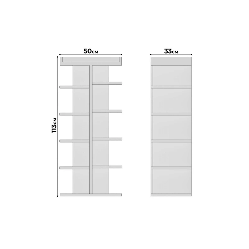 Ayaqqabı üçün altlıq, LDSP, sonoma, 133x33x50 sm