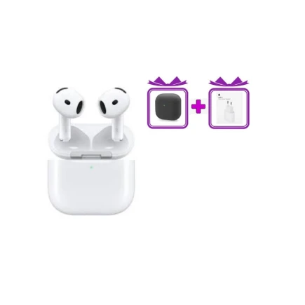 Беспроводные наушники Airpods 4 ANC + чехол + адаптер Беспроводные наушники Airpods 4 ANC + чехол + адаптер