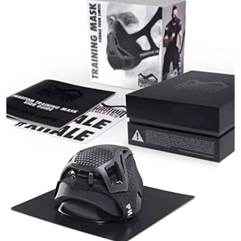 Məşq maskası Training mask Phantom WS0435, ölçü L, qara