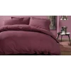 Комплект постельного белья Yataş Plain, пододеяльник 160х220 см, простыня 100x200 см, наволочка 50х70 см, односпальный, хлопок, бордовый