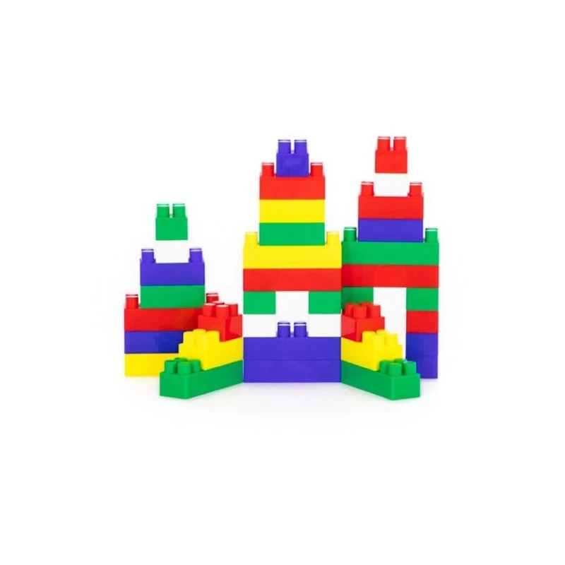 Конструктор Полесье Строитель, 3+ года, 45 элементов Конструктор Полесье Строитель, 3+ года, 45 элементов