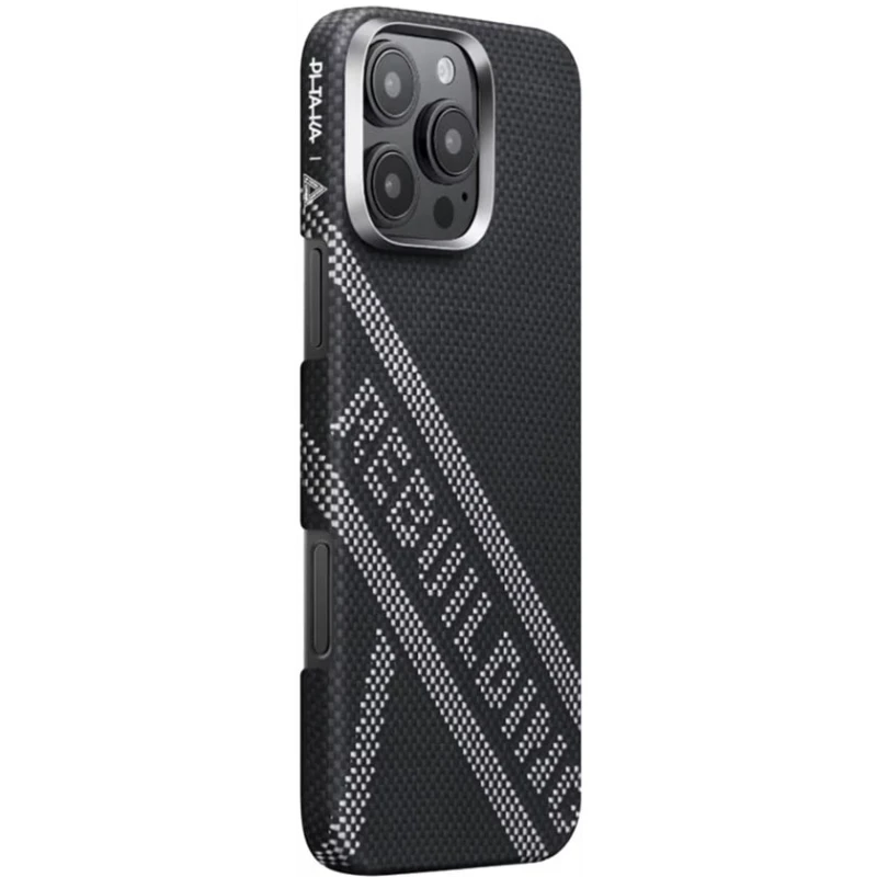 Чехол Pitaka Tactile Woven Black для iPhone 16 Pro