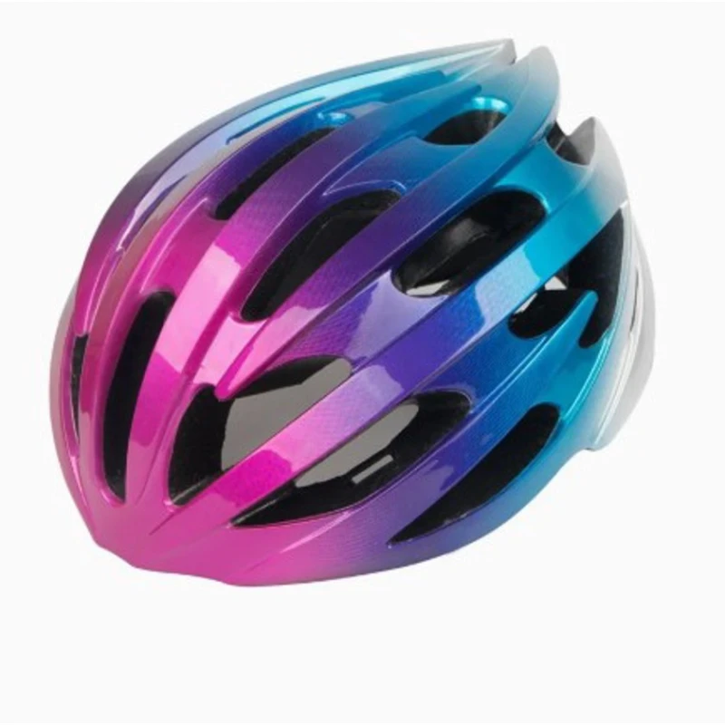 Velosiped dəbilqəsi kaska_rəngli_35, göy, çəhrayı, havalandırma dəlikləri ilə Velosiped dəbilqəsi kaska_rəngli_35, göy, çəhrayı, havalandırma dəlikləri ilə