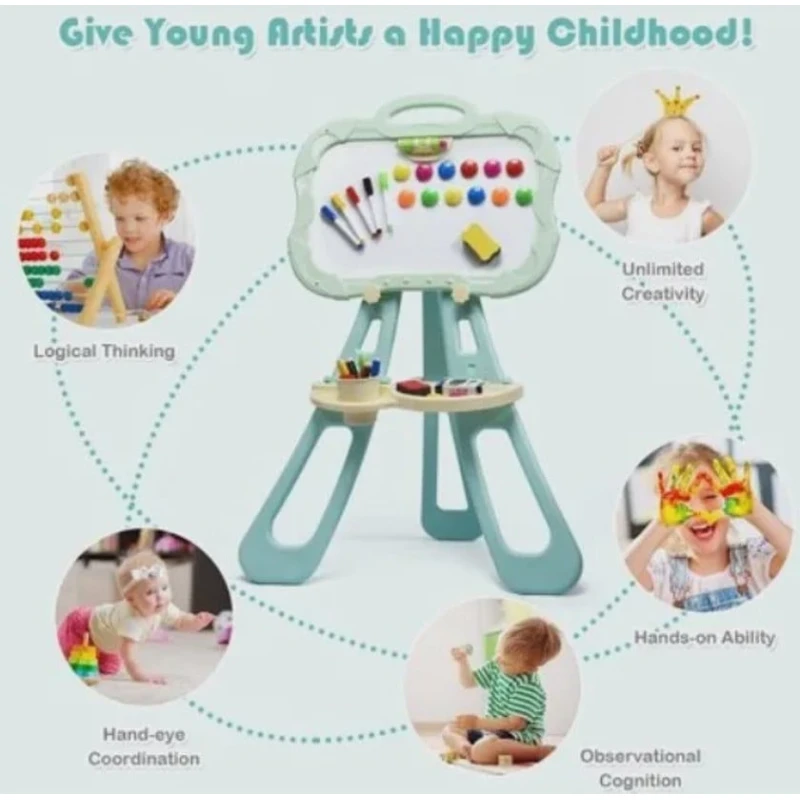 İnkişaf etdirən oyuncaq Play Smart D225588679, plastik, yaşıl, 47x35x80 sm, 3+ yaş