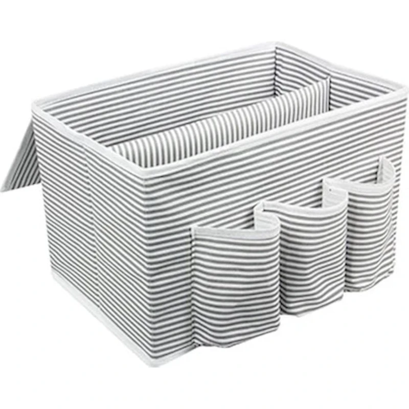 Коробка-органайзер 34×22×22 см, серый Коробка-органайзер 34×22×22 см, серый