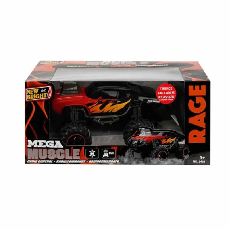 Radio ilə idarə olunan maşın New Bright 1:24 Mega Muscle Rage 2459 Radio ilə idarə olunan maşın New Bright 1:24 Mega Muscle Rage 2459
