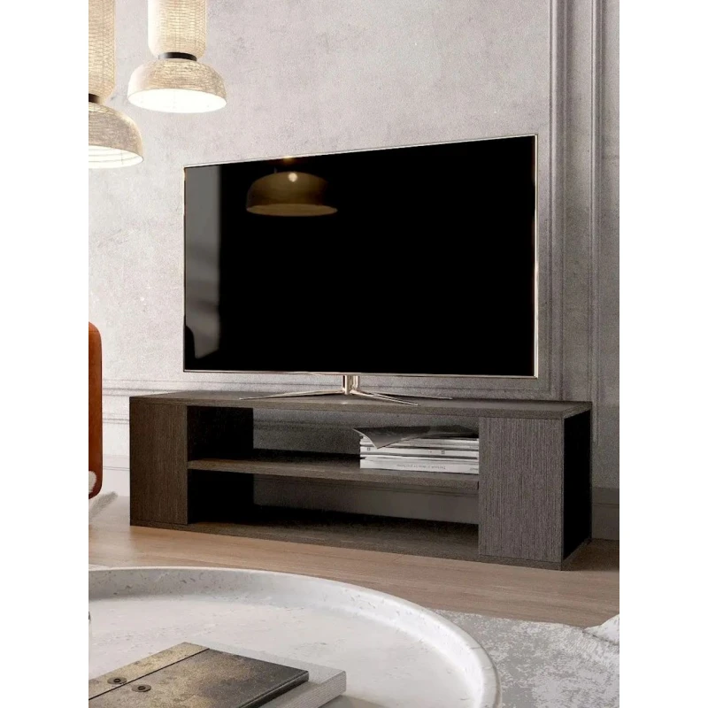 Тумба под ТВ 3563_LETNEWSimpVen, ЛДСП, коричневая, 35.2x32.5x100 см Тумба под ТВ 3563_LETNEWSimpVen, ЛДСП, коричневая, 35.2x32.5x100 см