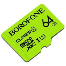 Yaddaş kartı Borofone 64GB MicroSDXC Class 10 Green