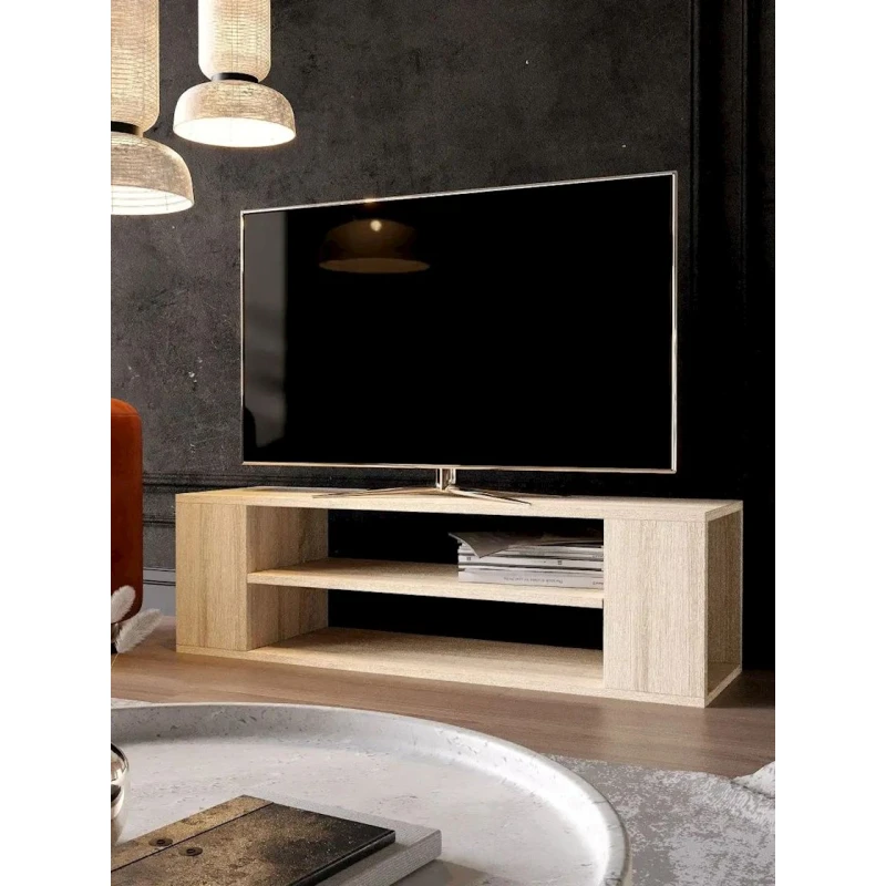 TV üçün tumba 3563_LETNEWSimpSon, LDSP, qəhvəyi, 35.2x32.5x100 sm TV üçün tumba 3563_LETNEWSimpSon, LDSP, qəhvəyi, 35.2x32.5x100 sm